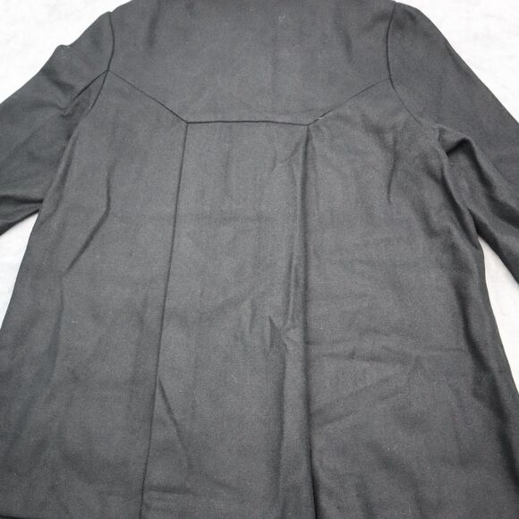 Ambiance Apparel Jacket Womens L Black Long Sleeve Button Down Collared Pockets - Picture 14 of 16